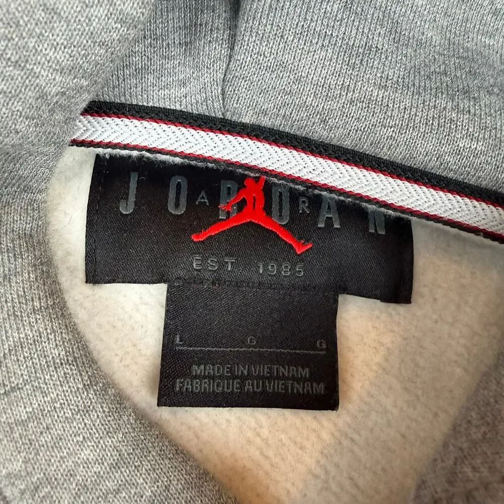 Jordan Gray Hoodie Size L